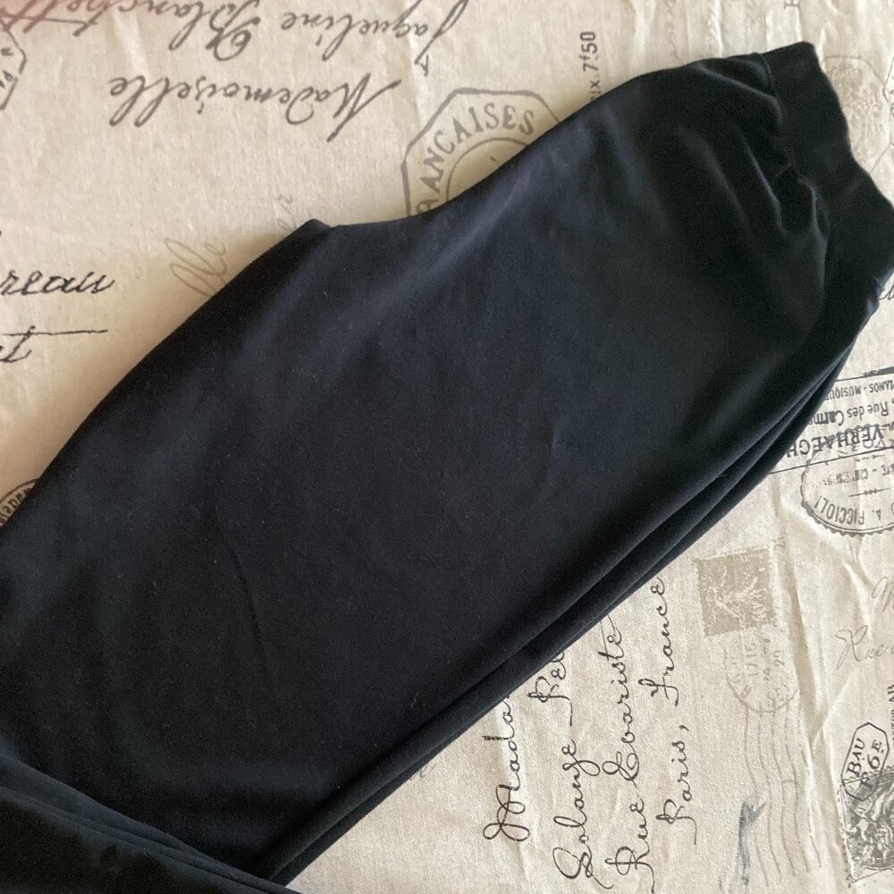 Woman Within Women's Size 16W Petite Black Stretch Waist Casual Work Pants.
